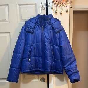 Maralyn & Me Blue Puffer Jacket